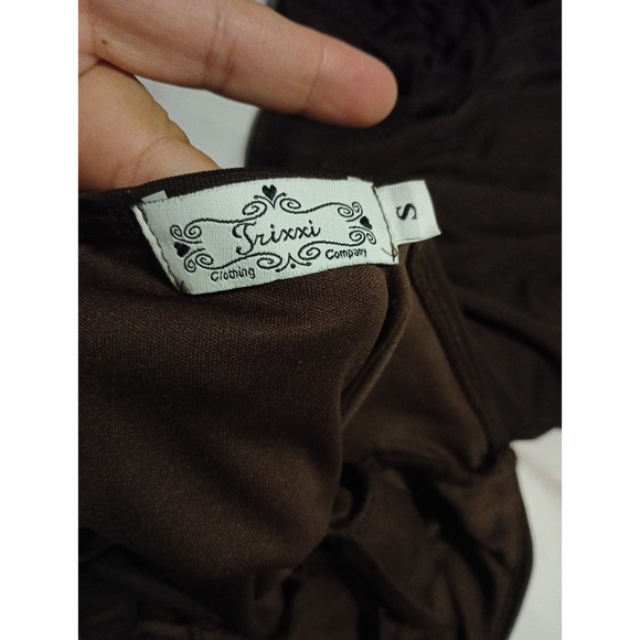 Trixie Made In USA Dress Size S Romanticgore Fairy Cottagecore Boho Y2K Vintage - Picture 12 of 14